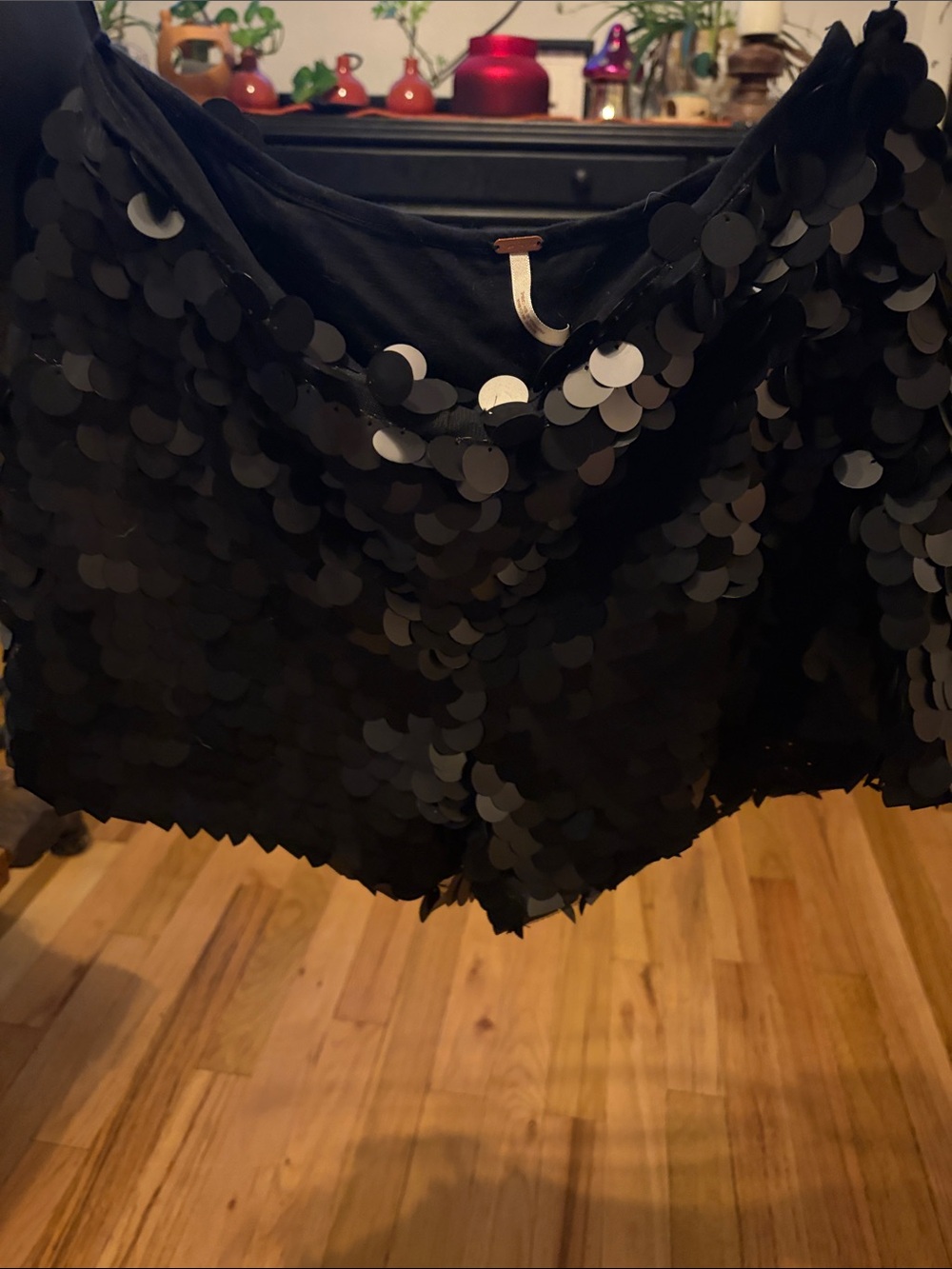 Black Sequin bangle shorts - Women's Party Shorts